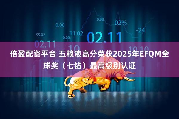 倍盈配资平台 五粮液高分荣获2025年EFQM全球奖（七钻）最高级别认证