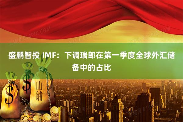 盛鹏智投 IMF：下调瑞郎在第一季度全球外汇储备中的占比